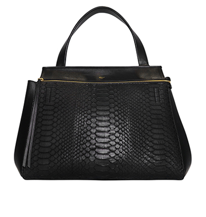 Celine Python Medium Edge Bag, front view